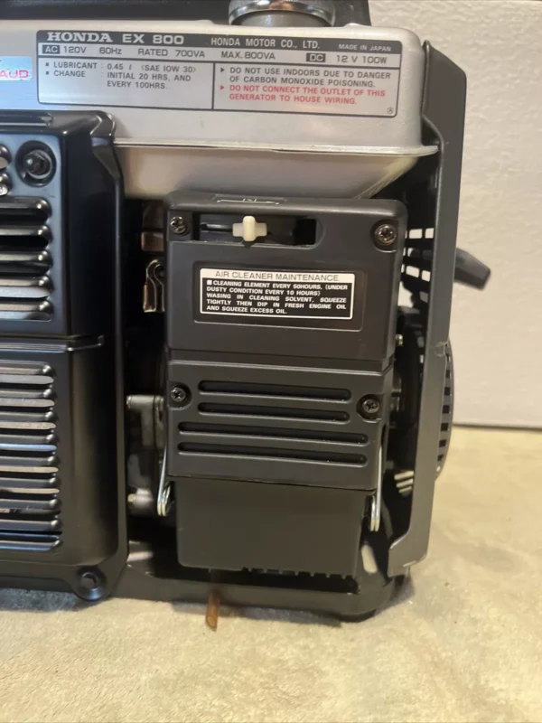 Honda EX800 1982 Portable Generator Used Once - Image 8