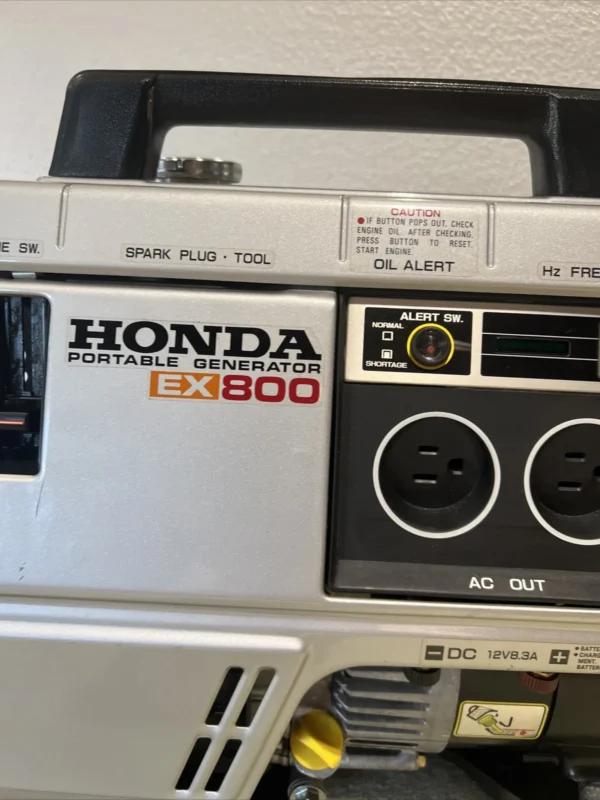 Honda EX800 1982 Portable Generator Used Once - Image 3