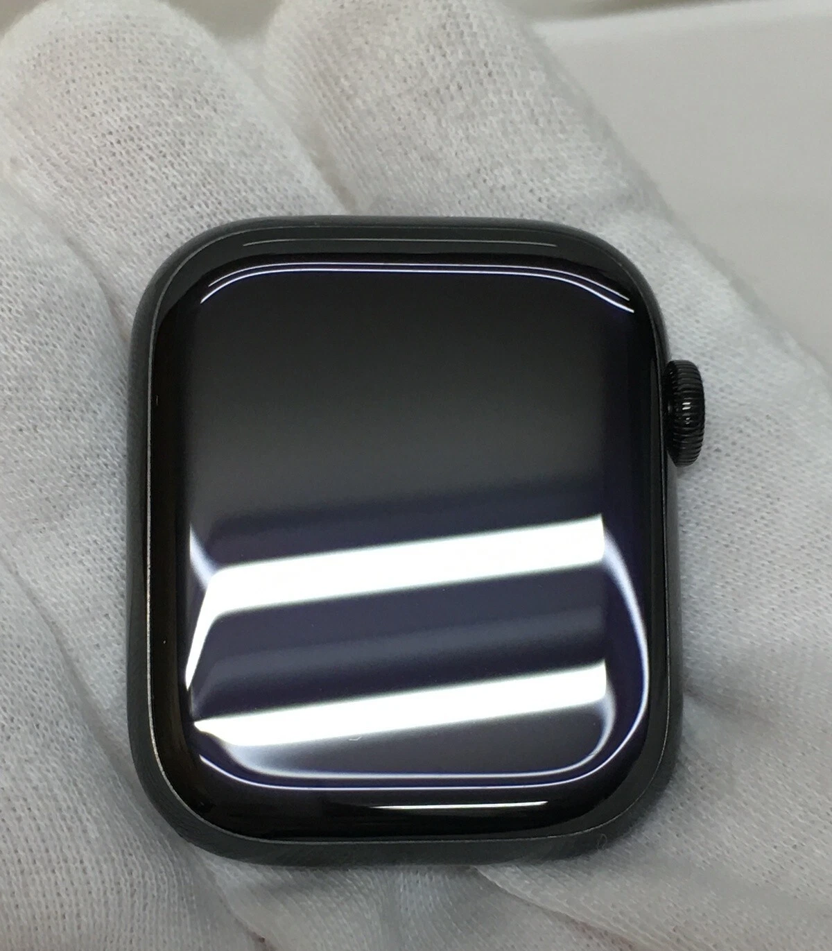 HERMES Apple Watch Series 7 45mm Black Dial Box Strap Included Minor Wear - Image 4