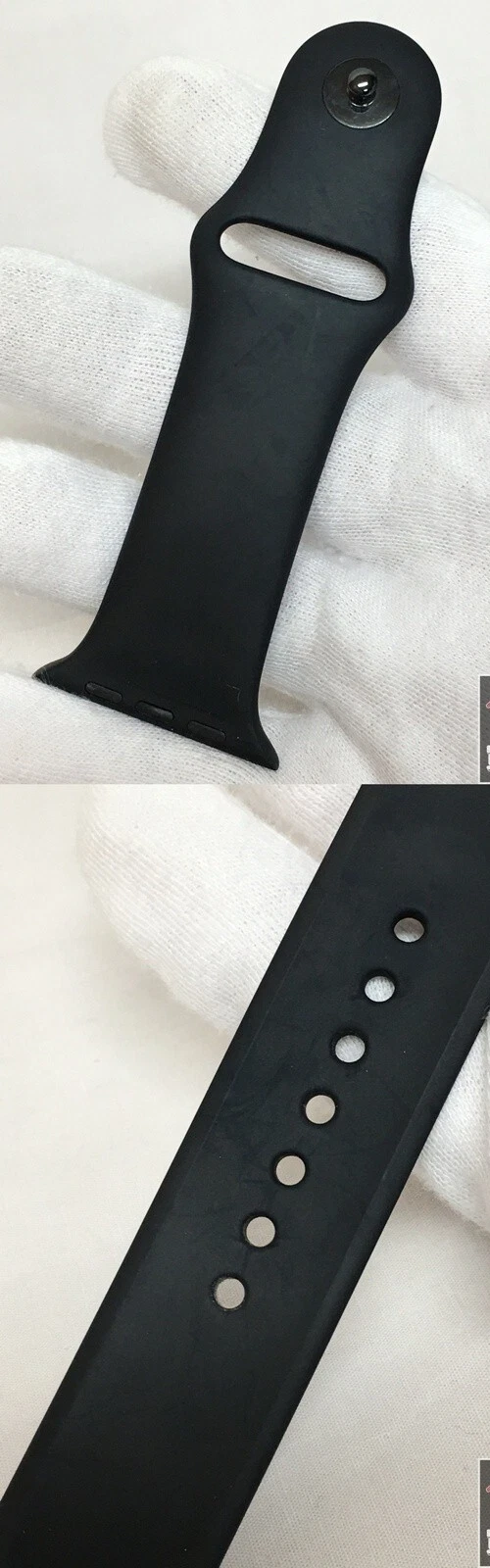 HERMES Apple Watch Series 7 45mm Black Dial Box Strap Included Minor Wear - Image 9