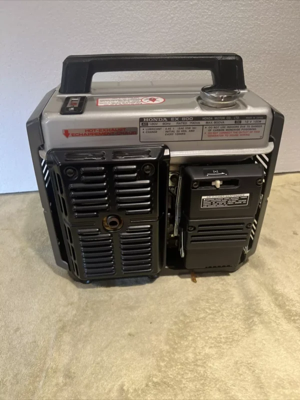 Honda EX800 1982 Portable Generator Used Once - Image 7