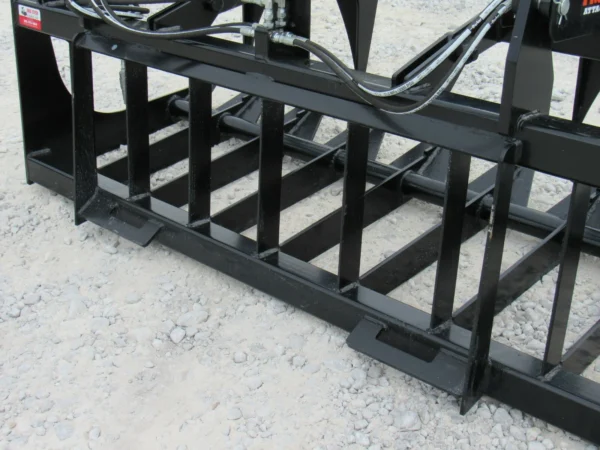 72" Dual Cylinder Root Grapple Bucket Attachment Fits Skid Steer Quick Attach - Image 7