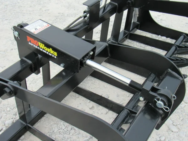 72" Dual Cylinder Root Grapple Bucket Attachment Fits Skid Steer Quick Attach - Image 9