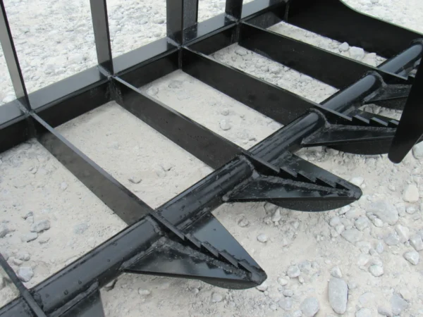 72" Dual Cylinder Root Grapple Bucket Attachment Fits Skid Steer Quick Attach - Image 10